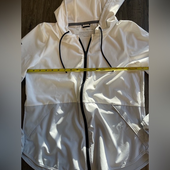 Under Armour Squad Woven / Storm Squad Warm-Up Jacket Small White Gray Black - Picture 4 of 6